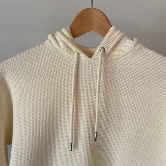 COS Waffle Knit Hoodie Sweater - Picture 3 of 5